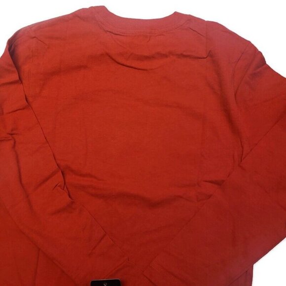 NCAA Wisconsin Badgers Team Logo Long Sleeve T-Shirt Youth Boys L (14/16) Red - Picture 3 of 4